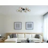 Luminaires Globo Lighting Plafonnier Globo LALLY Laiton, Noir, 6 lumières* Plafonniers