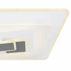 Luminaires Globo Lighting Plafonnier Globo LAMBRUS LED Blanc, 1 lumière