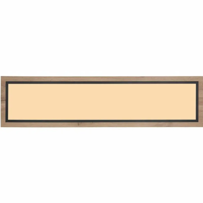 Lampes En Bois-Luminaires Globo Lighting Plafonnier Globo LEA LED Couleur bois, Noir, 1 lumière