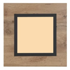 Lampes En Bois-Luminaires Globo Lighting Plafonnier Globo LEA LED Couleur bois, Noir, 1 lumière