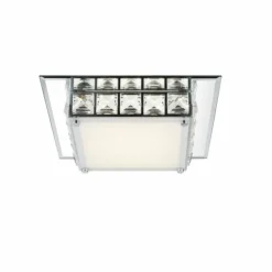 Luminaires Globo Lighting Plafonnier Globo LED Chrome, Verre, 1 lumière