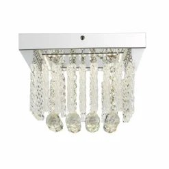 Luminaires Antiques-Luminaires Globo Lighting Plafonnier Globo LED Chrome, 1 lumière