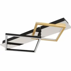 Lampes Dorées-Luminaires Globo Lighting Plafonnier Globo LESINA LED Chrome, Or, Noir, Blanc, 1 lumière