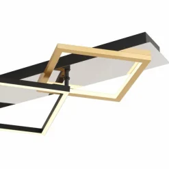 Lampes Dorées-Luminaires Globo Lighting Plafonnier Globo LESINA LED Chrome, Or, Noir, Blanc, 1 lumière