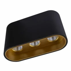 Luminaires Globo Lighting Plafonnier Globo LORO LED Noir, 1 lumière* Éclairage Led