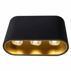 Luminaires Globo Lighting Plafonnier Globo LORO LED Noir, 1 lumière* Éclairage Led