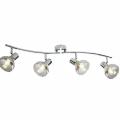 Luminaires Globo Lighting Plafonnier Globo LOTHAR Gris, 4 lumières