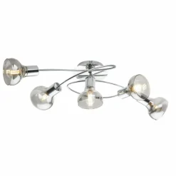 Luminaires Globo Lighting Plafonnier Globo LOTHAR Gris, 5 lumières