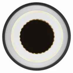 Luminaires Globo Lighting Plafonnier Globo LUCKY LED Noir, Blanc, 1 lumière, Télécommandes* Éclairage Led