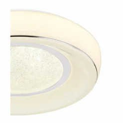 Luminaires Globo Lighting Plafonnier Globo MICKEY LED Blanc, 1 lumière, Télécommandes* Éclairage Led