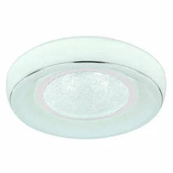 Luminaires Globo Lighting Plafonnier Globo MICKEY LED Blanc, 1 lumière, Télécommandes* Éclairage Led