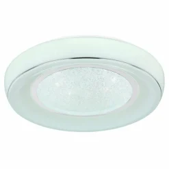 Luminaires Globo Lighting Plafonnier Globo MICKEY LED Blanc, 1 lumière, Télécommandes* Éclairage Led