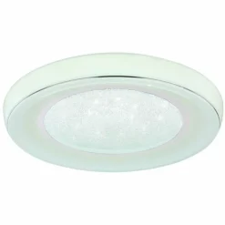 Luminaires Globo Lighting Plafonnier Globo MICKEY LED Blanc, 1 lumière, Télécommandes* Éclairage Led