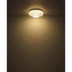 Luminaires Globo Lighting Plafonnier Globo MUCKY LED Chrome, 1 lumière, Télécommandes* Éclairage Led