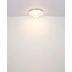 Luminaires Globo Lighting Plafonnier Globo MUCKY LED Chrome, 1 lumière, Télécommandes* Éclairage Led