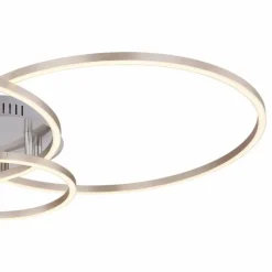 Luminaires Globo Lighting Plafonnier Globo MUNNI LED Nickel mat, 1 lumière* Éclairage Led