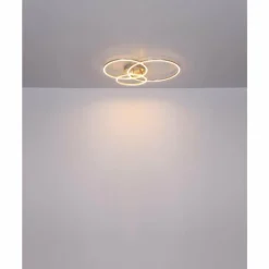 Luminaires Globo Lighting Plafonnier Globo MUNNI LED Nickel mat, 1 lumière* Éclairage Led