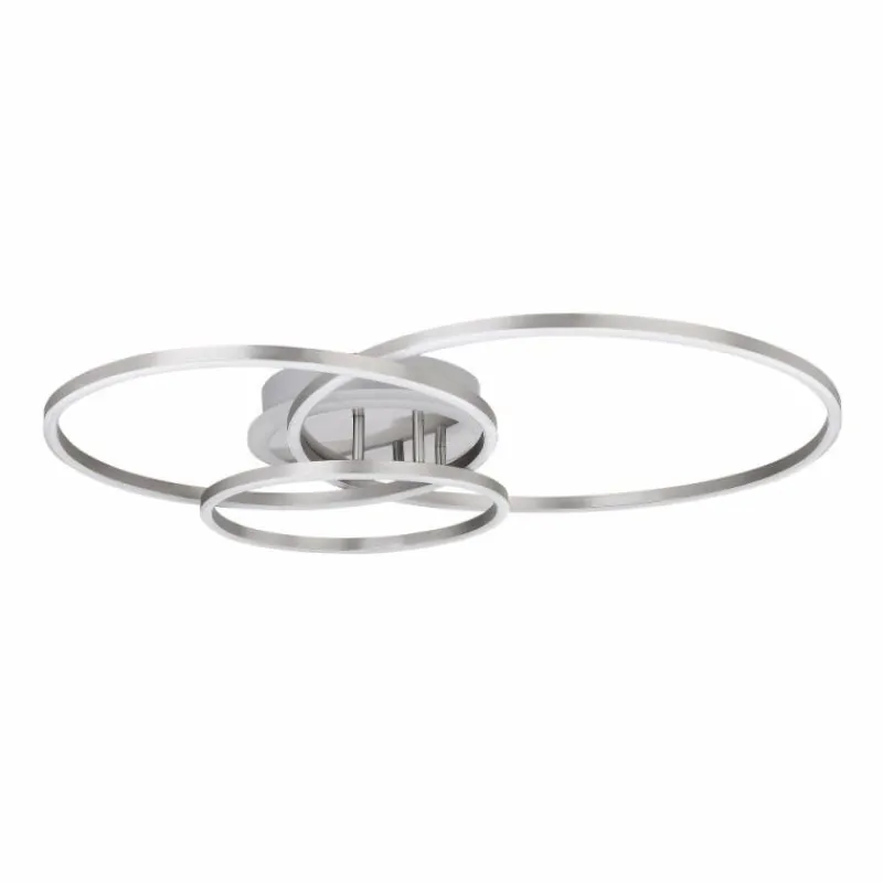 Luminaires Globo Lighting Plafonnier Globo MUNNI Nickel mat, 1 lumière