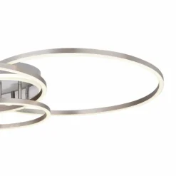 Luminaires Globo Lighting Plafonnier Globo MUNNI Nickel mat, 1 lumière