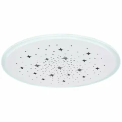 Luminaires Globo Lighting Plafonnier Globo MURPHY LED Blanc, 1 lumière, Télécommandes, Changeur de couleurs* Éclairage Led