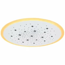 Luminaires Globo Lighting Plafonnier Globo MURPHY LED Blanc, 1 lumière, Télécommandes, Changeur de couleurs* Éclairage Led