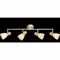 Luminaires Globo Lighting Plafonnier Globo Nickel mat, 4 lumières