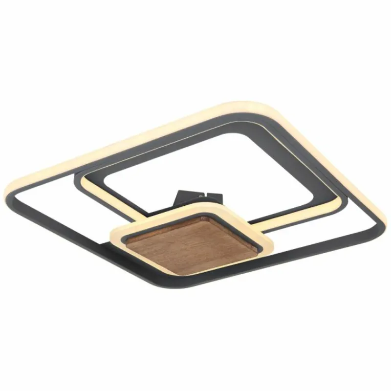 Luminaires Globo Lighting Plafonnier Globo NIRRA LED Noir, 1 lumière* Éclairage Led