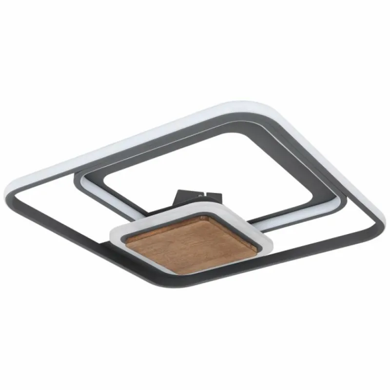 Luminaires Globo Lighting Plafonnier Globo NIRRA LED Noir, 1 lumière* Éclairage Led