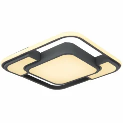 Luminaires Globo Lighting Plafonnier Globo NIRRA LED Noir, 1 lumière* Éclairage Led