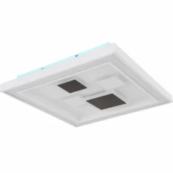 Luminaires Globo Lighting Plafonnier Globo NOLO LED Blanc, 1 lumière, Changeur de couleurs