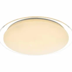 Luminaires Globo Lighting Plafonnier Globo Optima LED Blanc, 1 lumière, Télécommandes* Éclairage Led