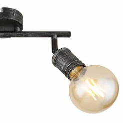 Luminaires Globo Lighting Plafonnier Globo OTTILIE Brun foncé, Nickel mat, 2 lumières* Spots Et Projecteurs