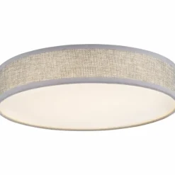 Lampes En Tissu-Luminaires Globo Lighting Plafonnier Globo Paco LED Blanc, 1 lumière