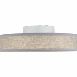 Lampes En Tissu-Luminaires Globo Lighting Plafonnier Globo Paco LED Blanc, 1 lumière