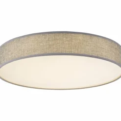 Lampes En Tissu-Luminaires Globo Lighting Plafonnier Globo Paco LED Blanc, 1 lumière