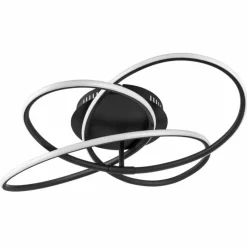 Luminaires Globo Lighting Plafonnier Globo PANDA LED Noir, 1 lumière* Éclairage Led