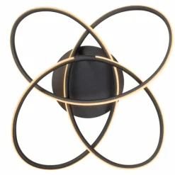 Luminaires Globo Lighting Plafonnier Globo PANDA LED Noir, 1 lumière* Éclairage Led