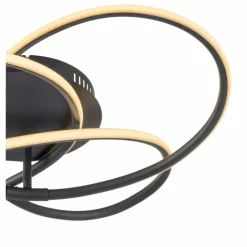 Luminaires Globo Lighting Plafonnier Globo PANDA LED Noir, 1 lumière* Éclairage Led