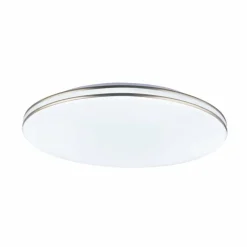 Luminaires Globo Lighting Plafonnier Globo Pierre LED Blanc, 1 lumière