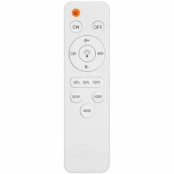 Luminaires Globo Lighting Plafonnier Globo PILLO LED Blanc, 1 lumière, Télécommandes* Éclairage Led