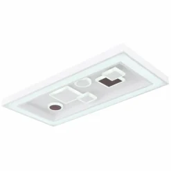 Luminaires Globo Lighting Plafonnier Globo RABEA LED Blanc, 1 lumière, Télécommandes