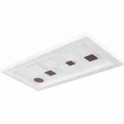 Luminaires Globo Lighting Plafonnier Globo RABEA LED Blanc, 1 lumière, Télécommandes