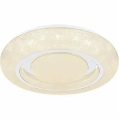 Luminaires Globo Lighting Plafonnier Globo RADA LED Blanc, 1 lumière