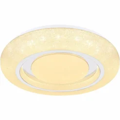 Luminaires Globo Lighting Plafonnier Globo RADA LED Blanc, 1 lumière