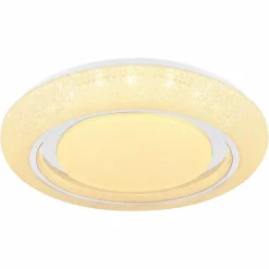 Luminaires Globo Lighting Plafonnier Globo RADA LED Blanc, 1 lumière* Éclairage Led