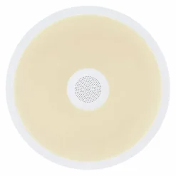 Luminaires Globo Lighting Plafonnier Globo RAFFY LED Noir, Blanc, 1 lumière, Télécommandes, Changeur de couleurs* Éclairage Led