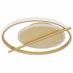 Lampes Dorées-Luminaires Globo Lighting Plafonnier Globo REBALL LED Or, 1 lumière