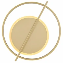 Lampes Dorées-Luminaires Globo Lighting Plafonnier Globo REBALL LED Or, 1 lumière