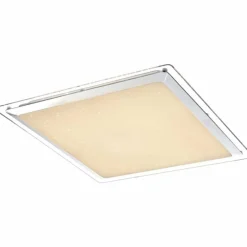 Luminaires Globo Lighting Plafonnier Globo Rena LED Blanc, 1 lumière, Télécommandes