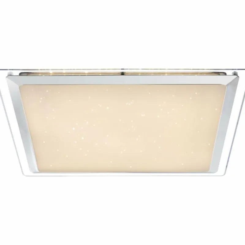 Luminaires Globo Lighting Plafonnier Globo Rena LED Blanc, 1 lumière, Télécommandes